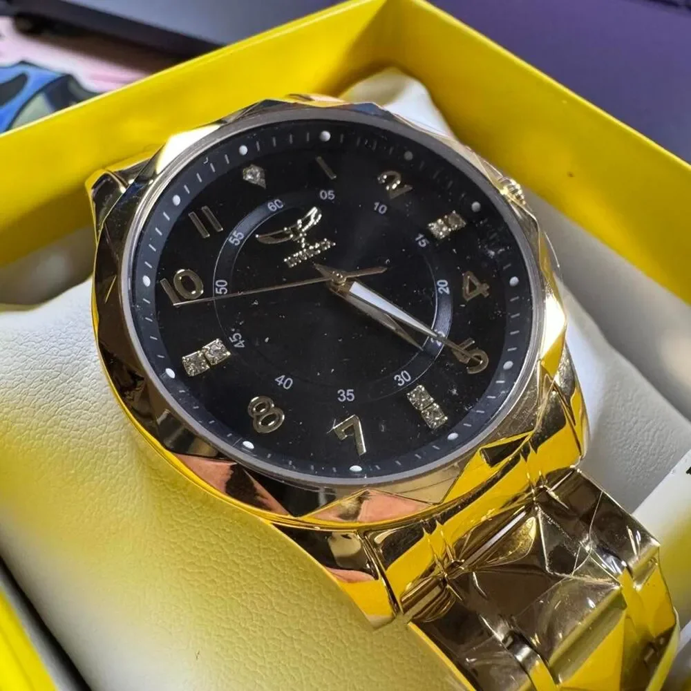 Invicta Men's Gold and Black Watch